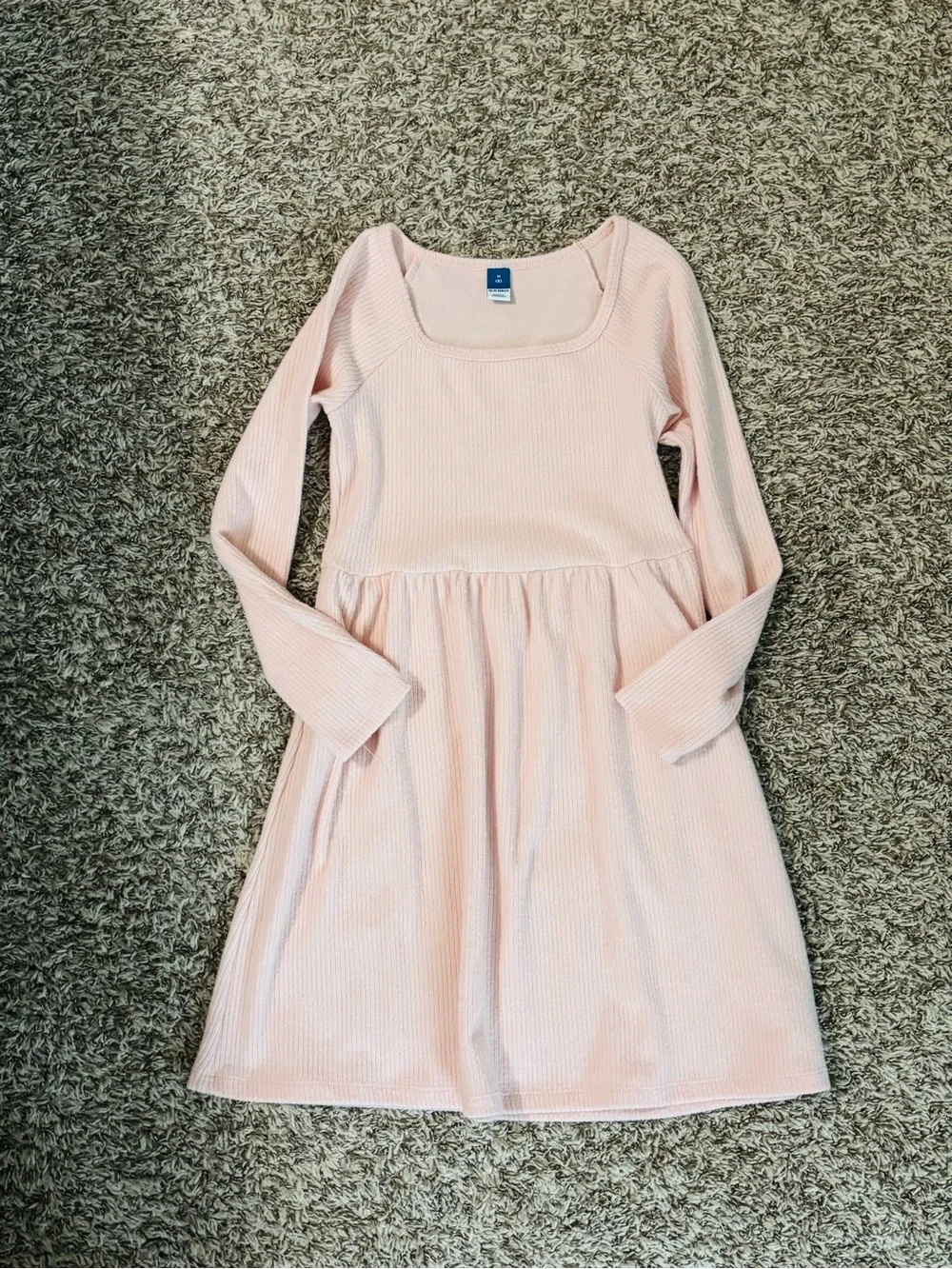 Old Navy Girls' Light Pink Long-Sleeve Sweater Dress